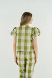 Isabella Top, Gingham-Emily McCarthy