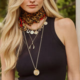 JW LUCKY Charm Necklace, Gold-Jane Win