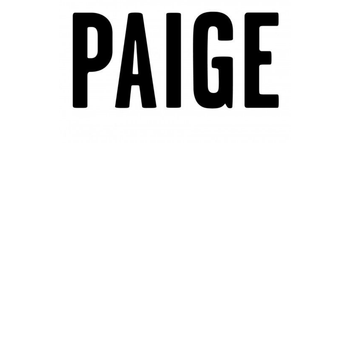 Paige hot sale denim logo