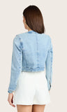 Valentina Denim Jacket, Light Blue-Generation Love