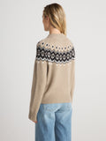 ADINA Fair Isle Pullover, Tan