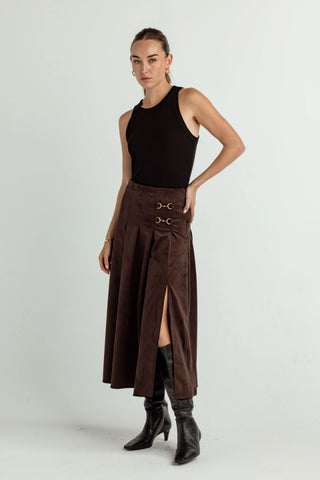 Sundays Bonnie Skirt, Espresso-sundays