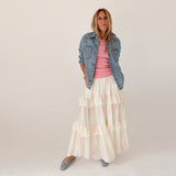 Western Pia Denim Shirt, True Denim-Kerri Rosenthal