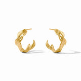 JV Willow Hoop Earring, Gold-Julie Vos