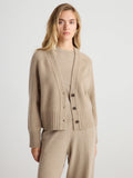 W.C Emily Cardigan, Tan-W.CASHMERE