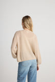 W.C Juniper Balloon-Sleeve Open Cardi, Jute-oui