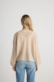 W.C Juniper Balloon-Sleeve Open Cardi, Jute-oui