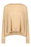 MR Long Sleeve Crop Crew, Brown Sugar-Minnie Rose