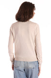 Cotton Long Sleeve Crew, Brown Sugar-Minnie Rose