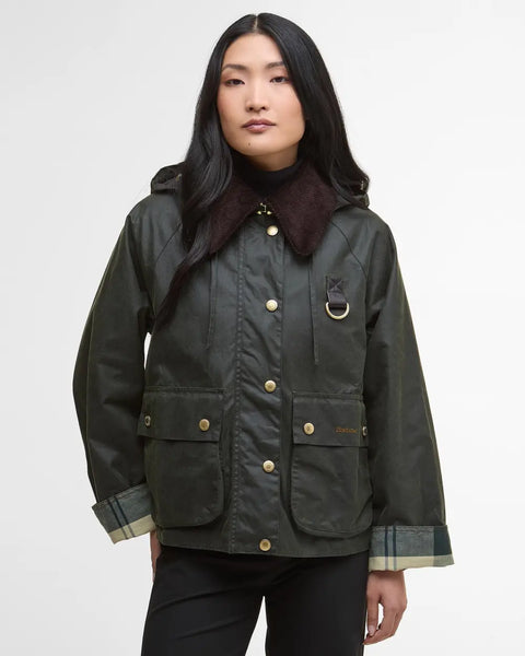 Barbour Reighton Wax Jacket, FERN/ ANCIENT-Barbour