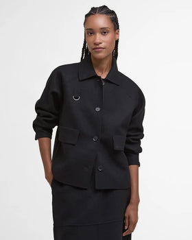 Barbour Leonie Overshirt, Black-Barbour