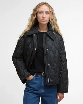 Barbour Bernadette Quilted Jacket, Black-Barbour