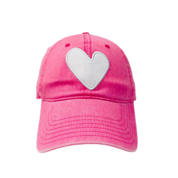 KR Imperfect Heart Hat, Hot Pink-Kerri Rosenthal