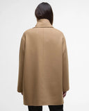 Barbour Clementine Wool Scarf Coat, Camel-Barbour