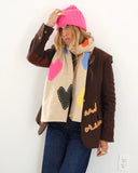 KR Cashmere Beanie, Neon Pink-Kerri Rosenthal
