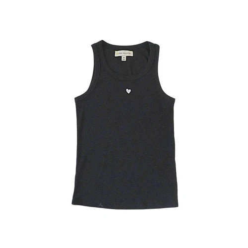 Kerri Rosenthal Heart Tank, Black-Kerri Rosenthal