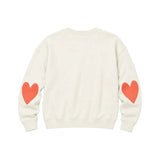 KR Ex-Boyfriend Patchwork Sweatshirt, Oatmeal Heather-Kerri Rosenthal