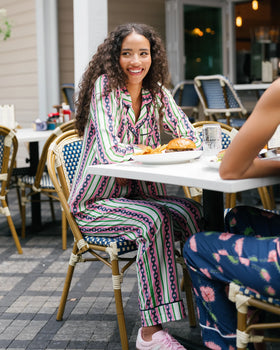KK Pant Set, Chain Stripe-Katie Kime