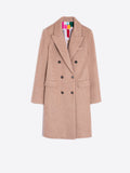 Vilagallo Wool Mohair Coat, Camel-Vilagallo