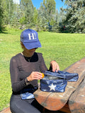 HL Cosmetic Case, Star Navy-Hi Love
