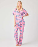 Katie Kime Pant Pajamas, Cosmic Cheetah-Katie Kime