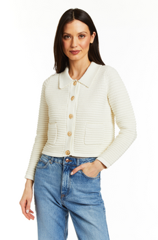 DREW Dalia Sweater, Ivory-DREW