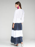 Vilagallo Flora Dress, Lino Blanco-Vilagallo
