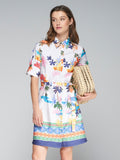 Vilagallo Hester Dress, Palmeras Greca-Vilagallo