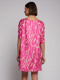 Vilagallo Manon Dress, Pink Art Print-Vilagallo