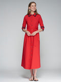 Vilagallo Natalia Dress, Red Ric Rac-Vilagallo