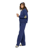 KR Ex-Boyfriend Patchwork Sweatshirt, Indigo Blue-Kerri Rosenthal