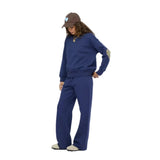 KR Ex-Boyfriend Patchwork Sweatshirt, Indigo Blue-Kerri Rosenthal
