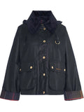 Barbour Reighton Wax Jacket, Black/ Classic-Barbour