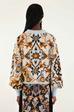 FARM Rio Winter Tapestry Sweater, Blue Multi-Farm Rio