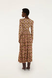Garden Medal Midi Skirt, Multicolor