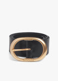 Favorite Daughter The Jean Belt, Black/ Antique Brass-Favorite Daughter