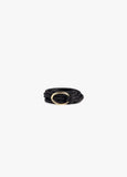 FD The Woven Knot Belt, Black - Small