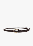 FD The Woven Knot Belt, Dark Brown - Small