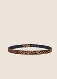 FD The Leopard Favorite Belt, Leopard/Polished Gold