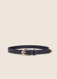 FD The Dakota Belt, Black/Polished Gold-Favorite Daughter