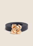 FD The Petal Belt, Black/Polished Gol-Favorite Daughter