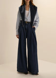 FD The Stitched Triangle Scarf, Midnight/Grey-Favorite Daughter