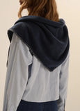 FD The Stitched Triangle Scarf, Midnight/Grey-Favorite Daughter