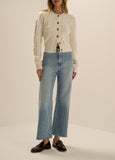 The Eleanor Cardigan, White Froth-Favorite Daughter