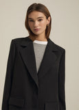 Favorite Oversized Blazer, Black-Favorite Daughter