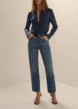 FD The Bailey Blouse, Navy