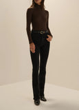 The Ribbed Turtleneck, Espresso-Favorite Daughter