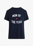 Mom Of The Year Tee, Navy-Favorite Daughter