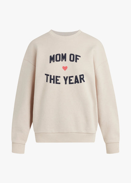 Mom Of The Year Sweatshirt, Heather Oatmeal-Favorite Daughter
