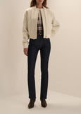 The Boucle Studio Bomber, Ivory-Favorite Daughter